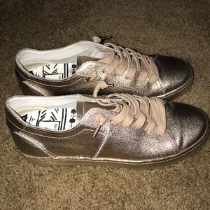 Dolce vita gold shoes